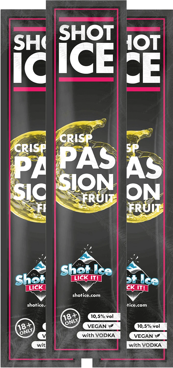 Crisp Passionfruit, Wassereis 10,5% Alkohol