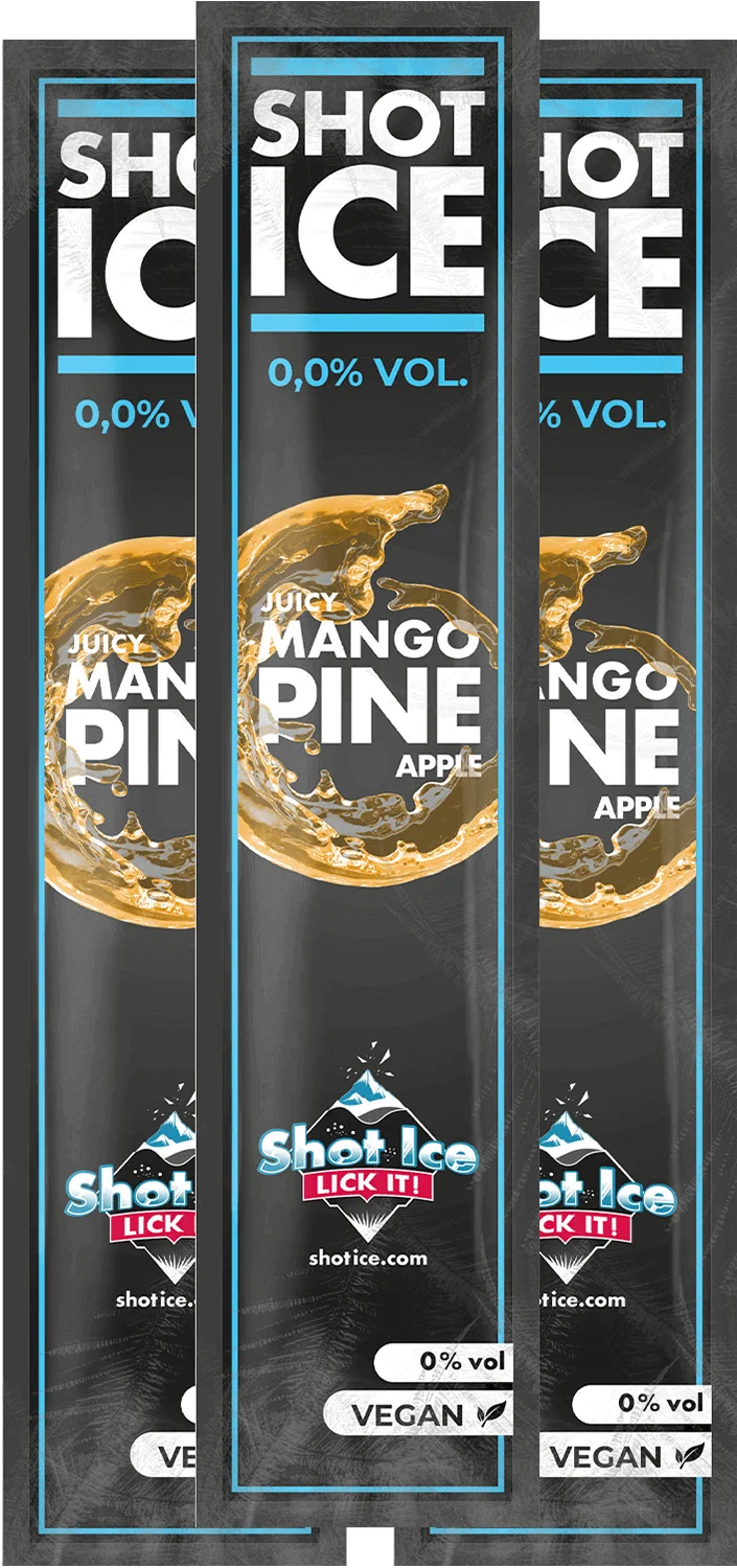 Juicy Mango Pineapple, Wassereis 0,0% Alkohol
